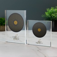 Song Lyrics Acrylic Block