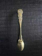 Antique Rolled Gold Sugar Tongs With Hallmark