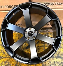 22" AUDI RS7 2010-2025 RS6 GT Design Matt Black 10j Alloy Wheels X4