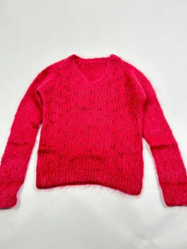 Y2k vintage mohair - y2k, pointelle