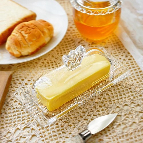 Butter container clear - butter,