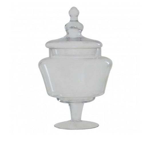 Olivia glass candy jar storage - glass,