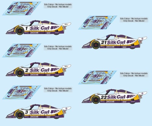Decals jaguar xjr - xjr, mans