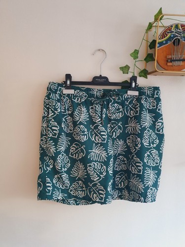 Men green floral swim - floral, shorts