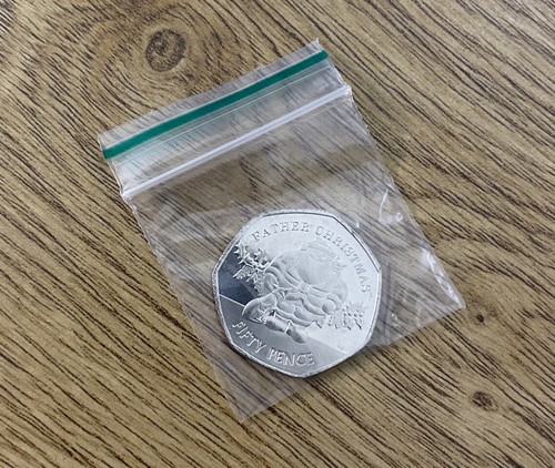 Gibraltar christmas 2019 50p - christmas,