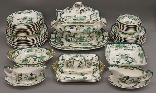 Masons chartreuse tableware - chartreuse,
