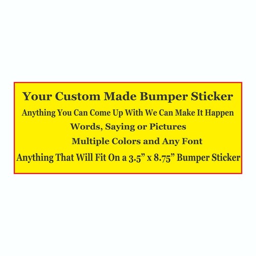 Design your own bumper - your,