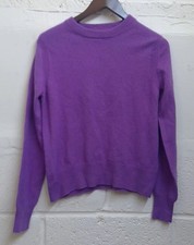 MARKS AND SPENCER Purple 100% Cashmere Pull Over Size S - CG A10