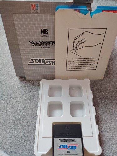 Vectrex starship complete - my,