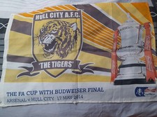 Hull City Fc Cup Final Flag 2014