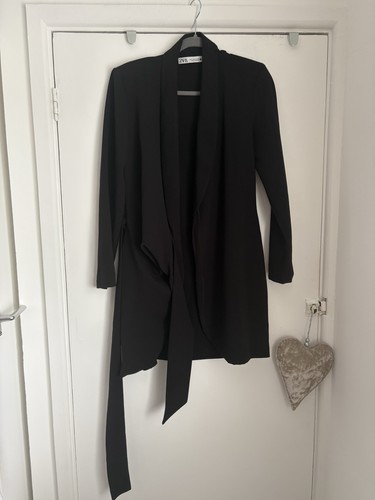 Zara black tie blazer - zara,
