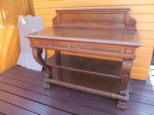 Antique victorian serving - antique,