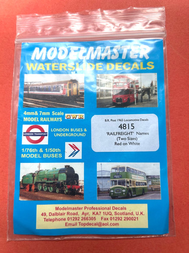 New modelmaster 4815 transfer - 4815,
