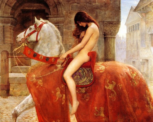Lady godiva 1897 art by - godiva,