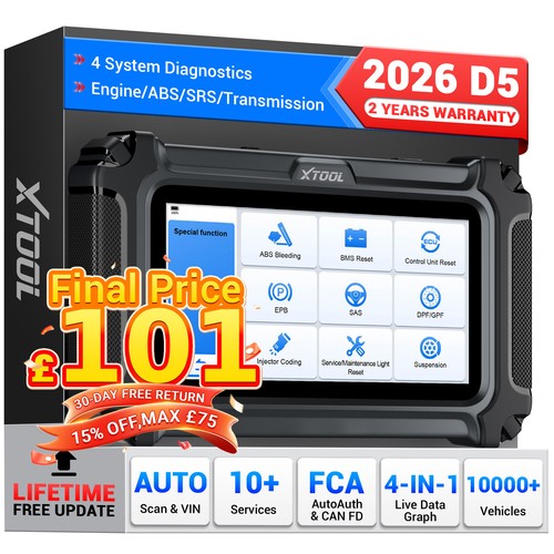 2026 xtool obd2 scanner - d5,