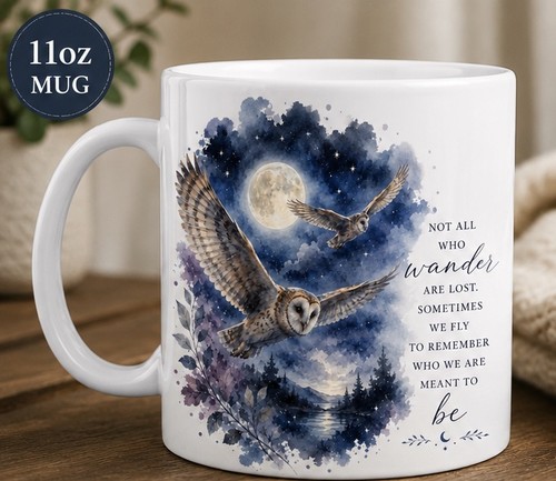 Owl inspiration mug night - owl,