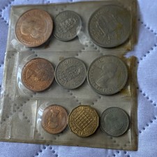 1953 Coin Set Penny Half