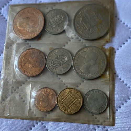 1953 coin set penny - 1953,