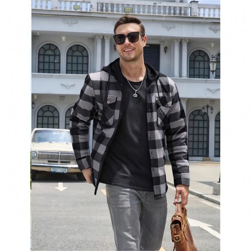 Mens hooded lumberjack plaid - lumberjack,