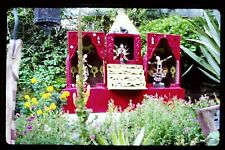 1970's 35mm Original Found Colour Photo Slide FANTASTIC GARDENS Kodachrome
