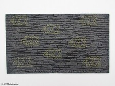O gauge / 7mm scale / NG7 - slate wall building sheet - for scratch building