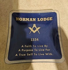 Masonic glass pin - masonic,