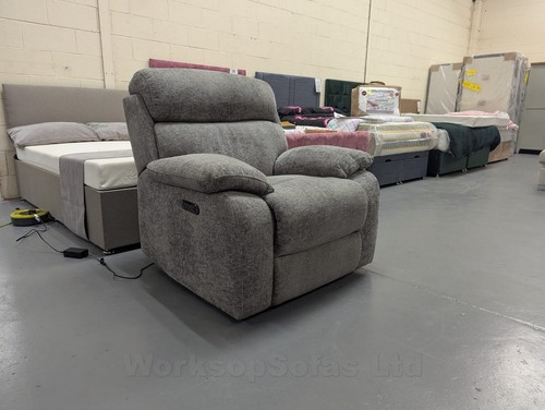 Moreno grey fabric power - fabric,