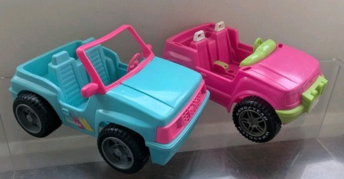 Mattel barbie pink jeep - barbie,