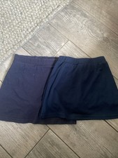 2 Navy Pe Skorts Aged 7-8/8-9