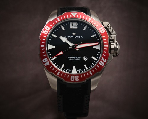 Hamilton khaki navy frogman - navy,