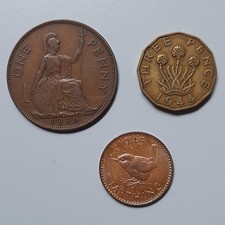 George VI 3 X Coins