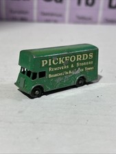 Pickfords Removal Van by Lesney No 46. Green Colour & Black Wheels