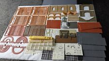 Wills OO & N gauge building accessories incl Arch Overlays, Brickwork, Fencing