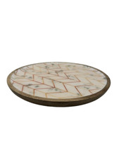 Round Wooden Serving Plate