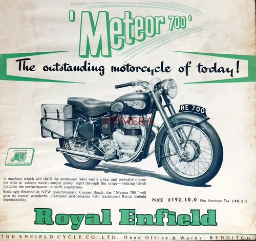 Royal enfield meteor 700 - enfield, 'meteor