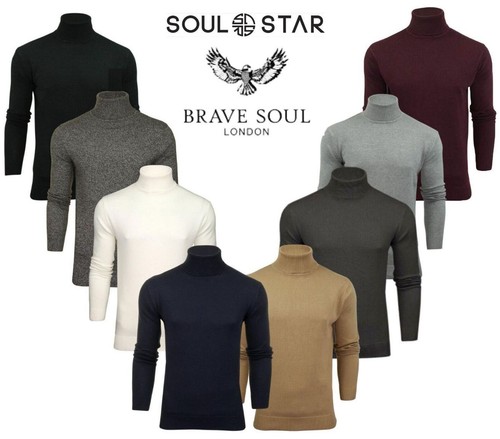 Mens turtle roll neck - mens, jumper