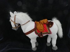 Disney Store Tangled Horse White Maximus Max Soft Toy Plush 13” x 15”