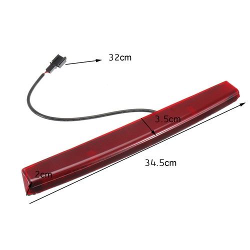 Red lens led third - red, brake