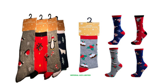 Christmas novelty socks - christmas,