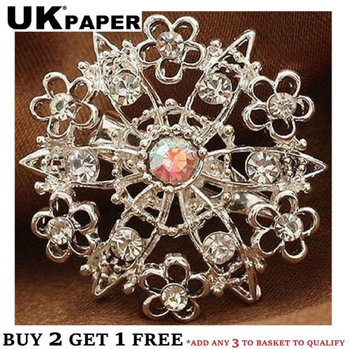 Silver flower broach - uk,