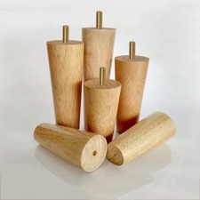 Solid Oak Furniture Legs Set