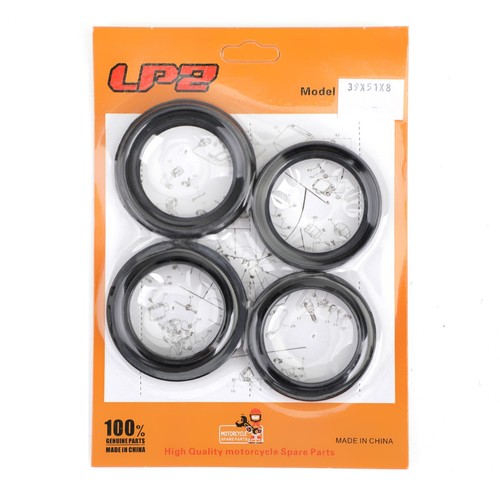 Fork oil seal wiper set - wiper, for