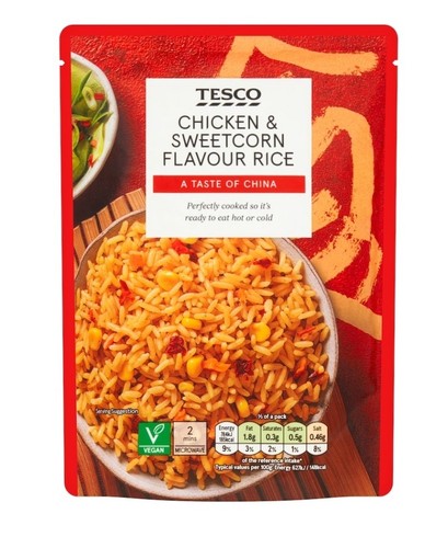 Tesco chicken sweetcorn - chicken,