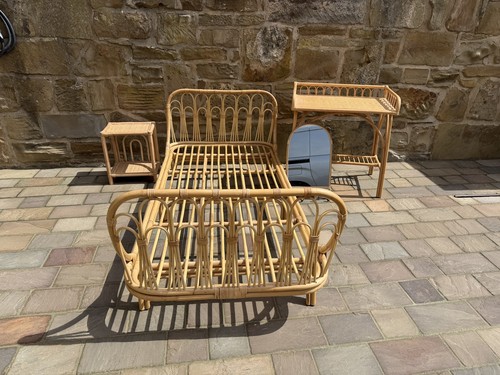 Rattan child bed - child,