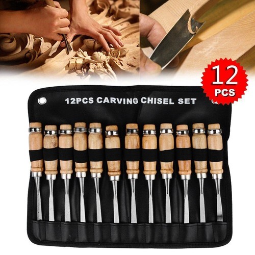 Piece wood carving tools - 12-piece,