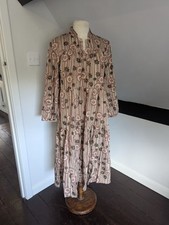 Zara Boho Cotton Midi Tiered