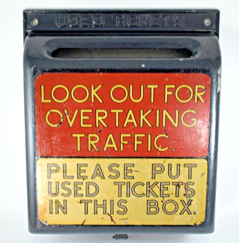 Vintage bus used - vintage, ticket
