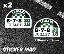 LEMANS Classic 2018 Gloss Vinyl Stickers ( High Quality ) FORD GT40 motorsport 