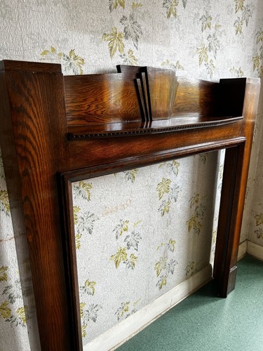 Victorian mahogany fireplace - victorian,