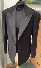 Vintage 1950s Black Dinner Jacket 40” Chest